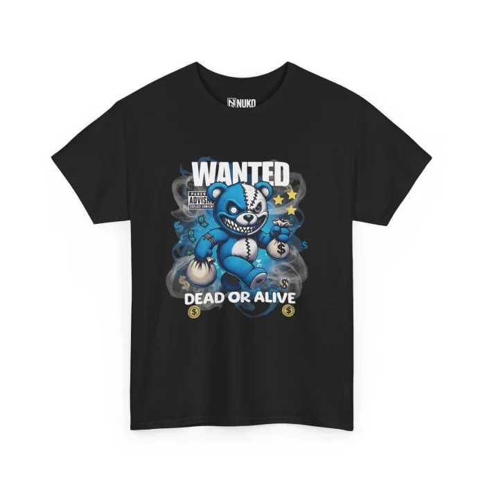 T-shirt z nadrukiem Wanted Dead or Alive